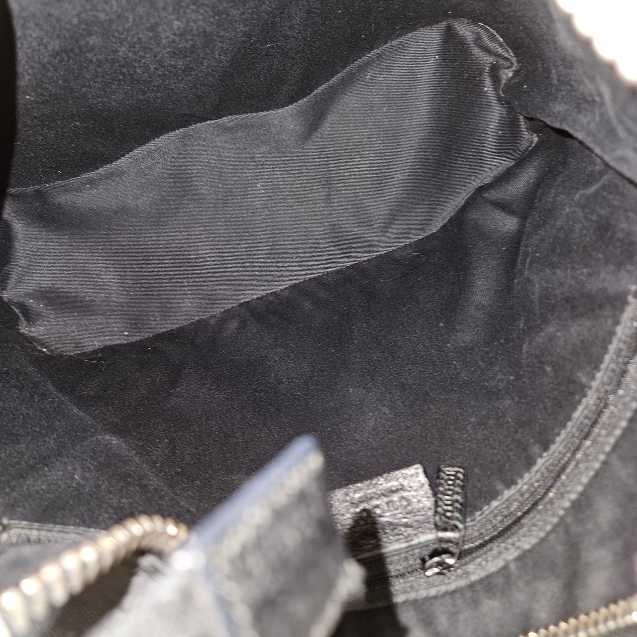 Gucci Monogram GG Canvas Hobo Shoulder Bag Zwart