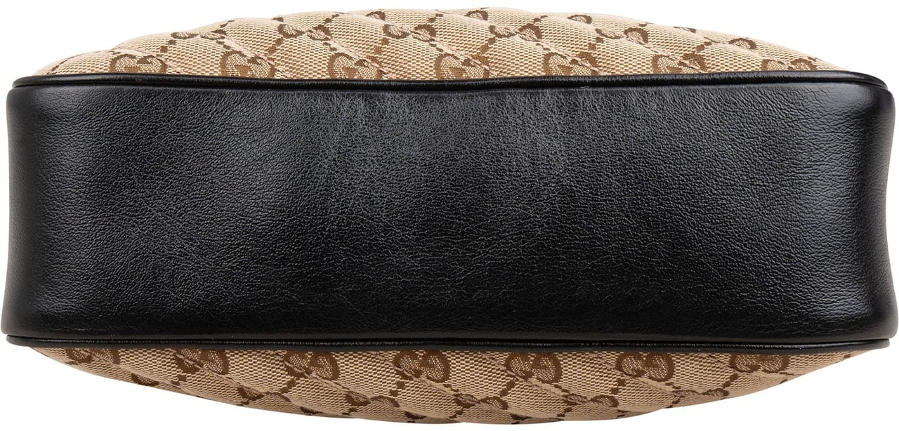 Gucci Monogram GG Canvas Marmont Medium Camera Crossbody Bag Beige