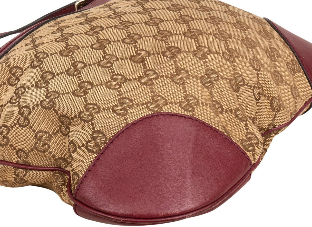 Gucci Monogram GG Canvas Princy Messenger Crossbody Bag Beige