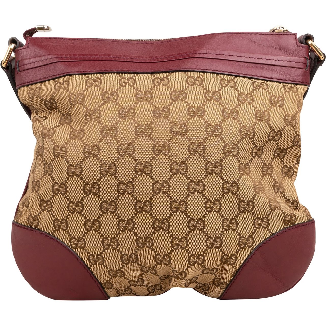 Gucci Monogram GG Canvas Princy Messenger Crossbody Bag Beige