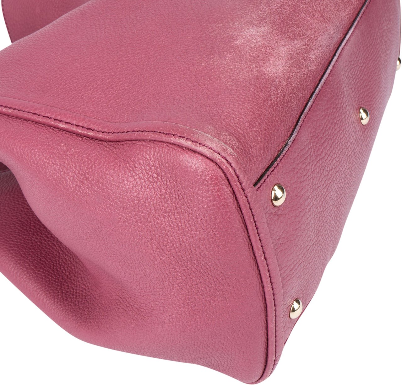 Gucci Gucci Pink Leather GG Soho Handbag Roze