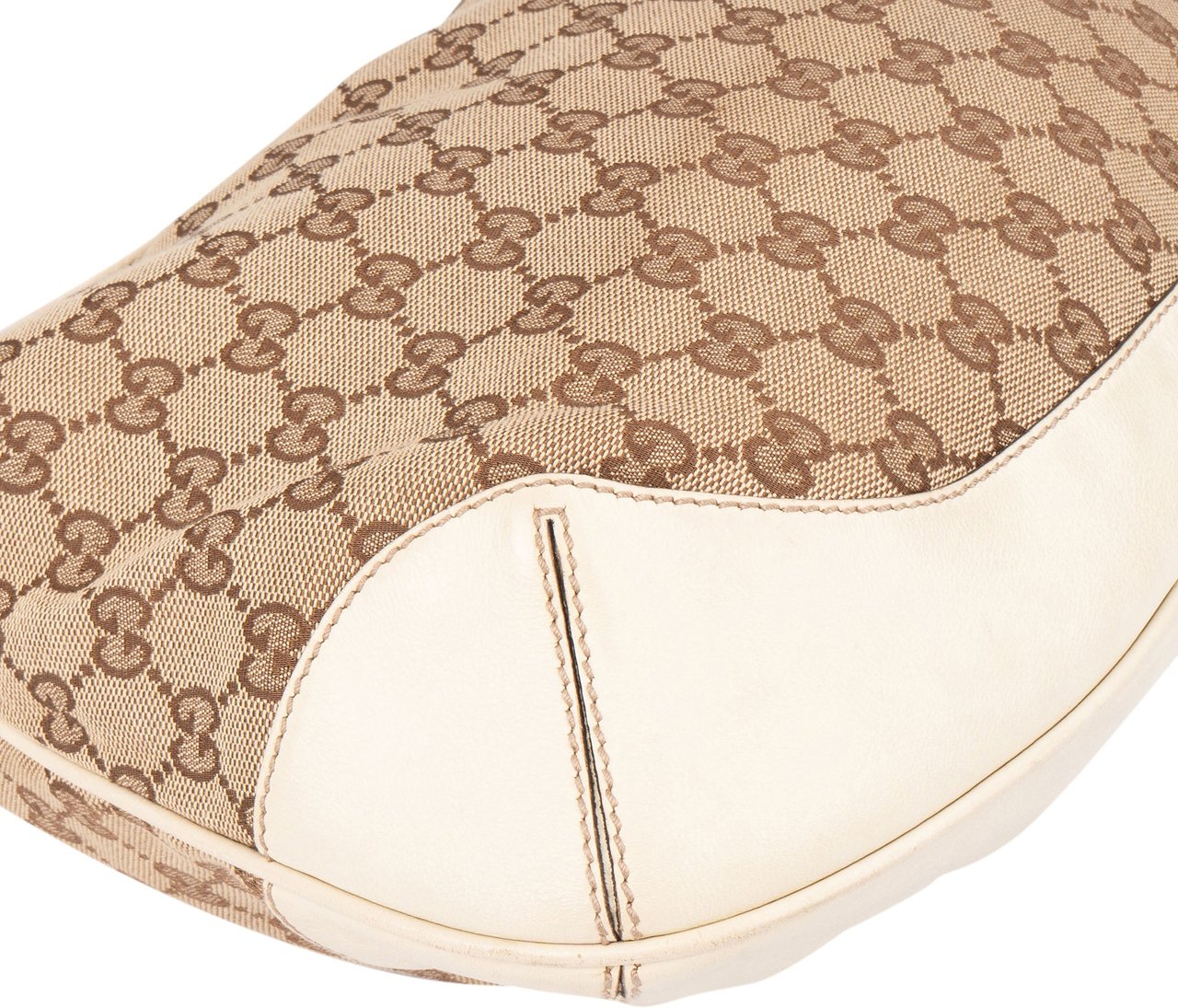Gucci Gucci GG Monogram Bamboo Handbag Bruin