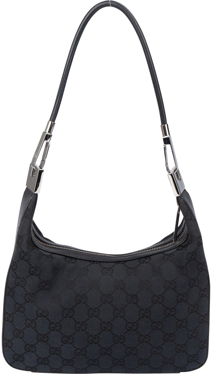 Gucci Gucci GG Monogram Shoulder Bag Zwart