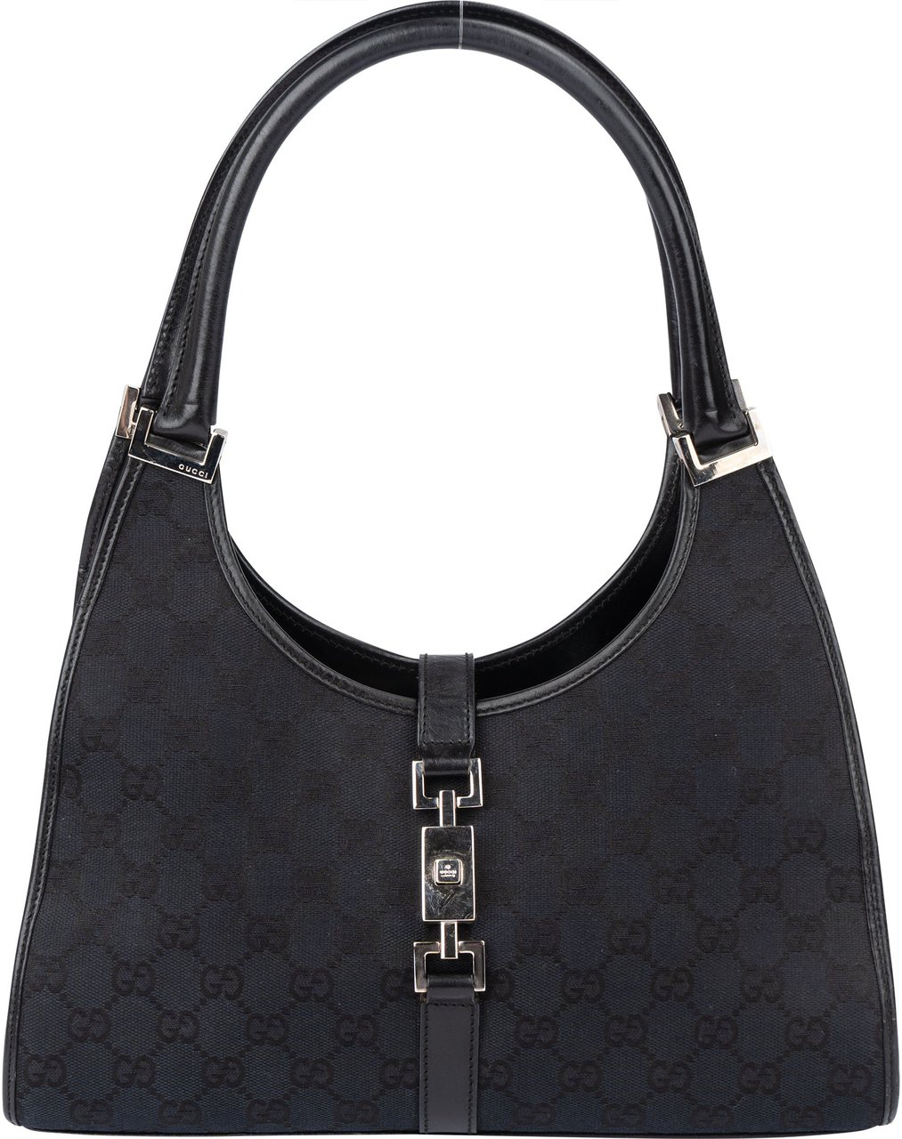 Gucci Gucci GG Monogram Jackie Handbag Zwart