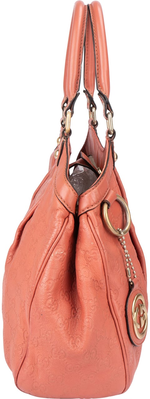Gucci Gucci GG Monogram Sukey Handbag Oranje