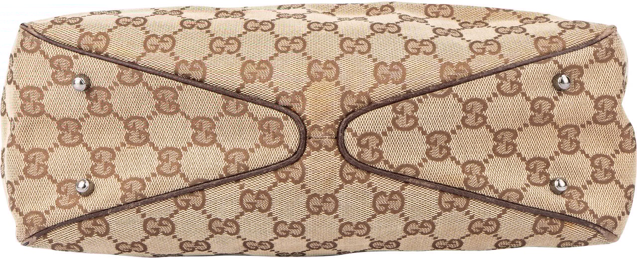 Gucci Gucci GG Monogram Handbag Bruin