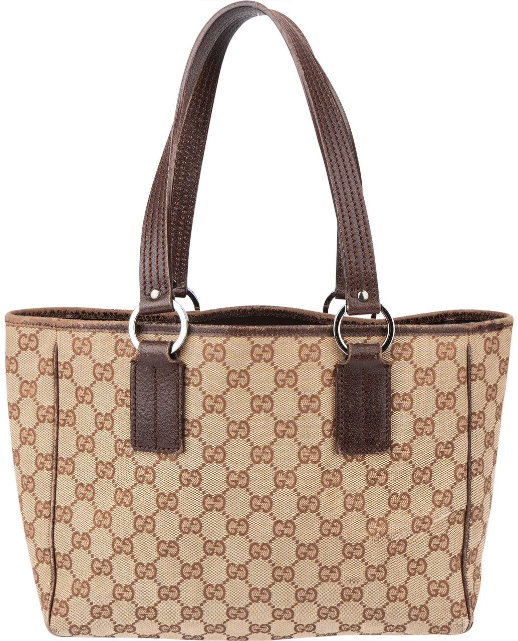 Gucci Gucci GG Monogram Handbag Bruin