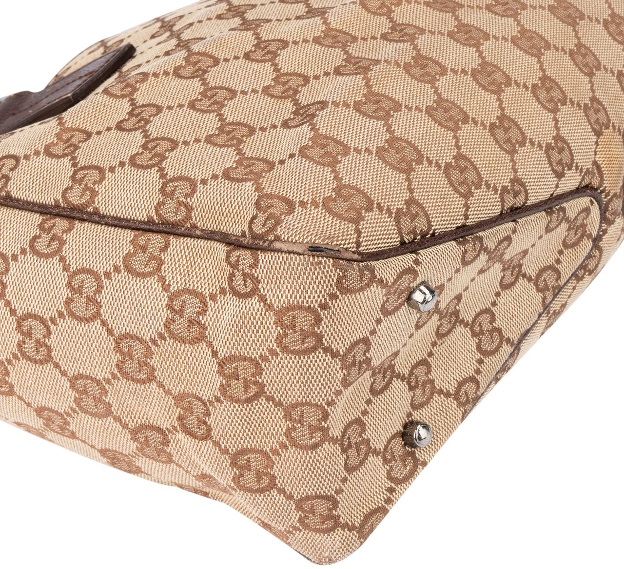 Gucci Gucci GG Monogram Handbag Bruin