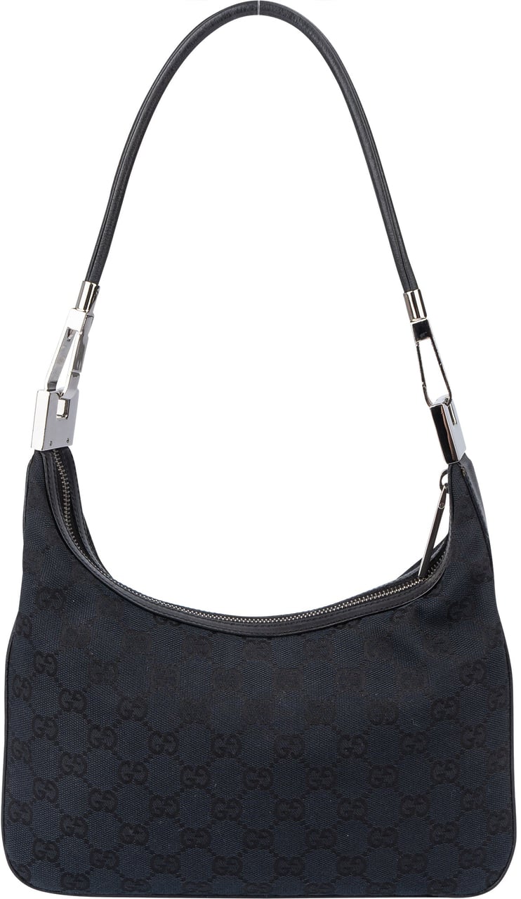 Gucci Gucci GG Monogram Shoulder Bag Zwart