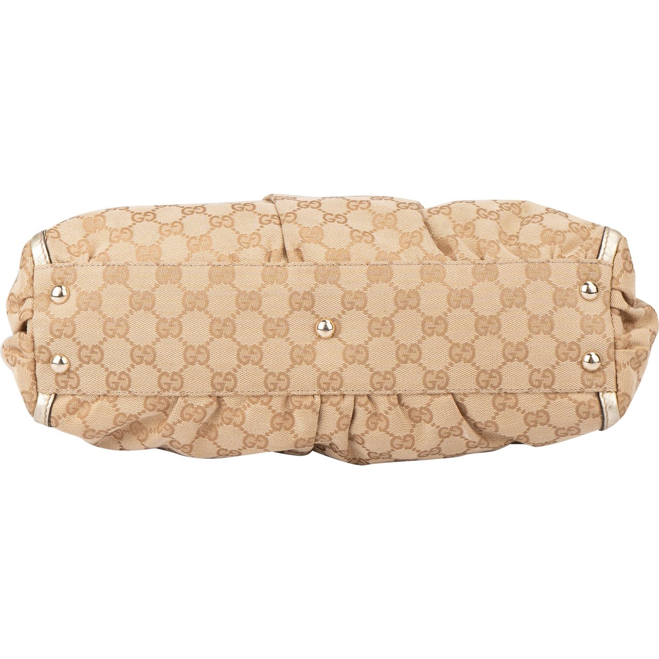 Gucci Gucci GG Monogram Abbey Handbag Bruin