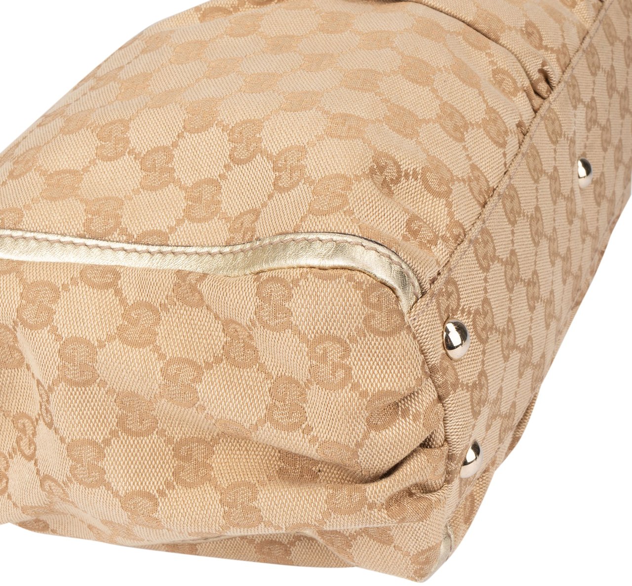 Gucci Gucci GG Monogram Abbey Handbag Bruin