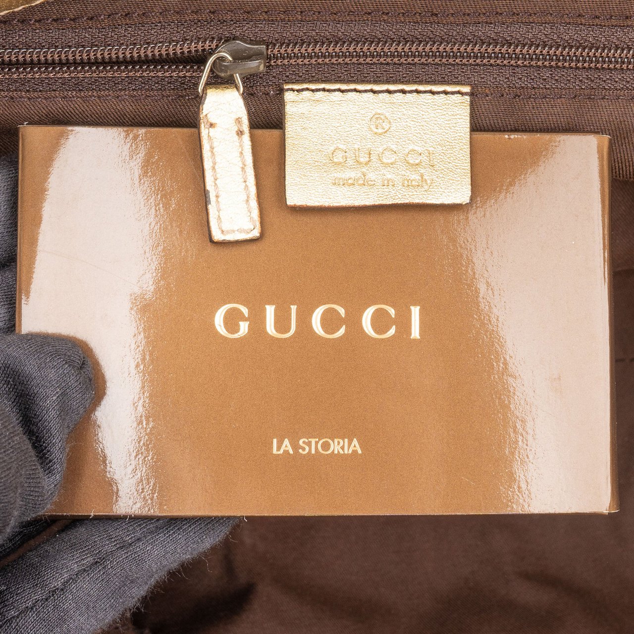 Gucci Gucci GG Monogram Abbey Handbag Beige