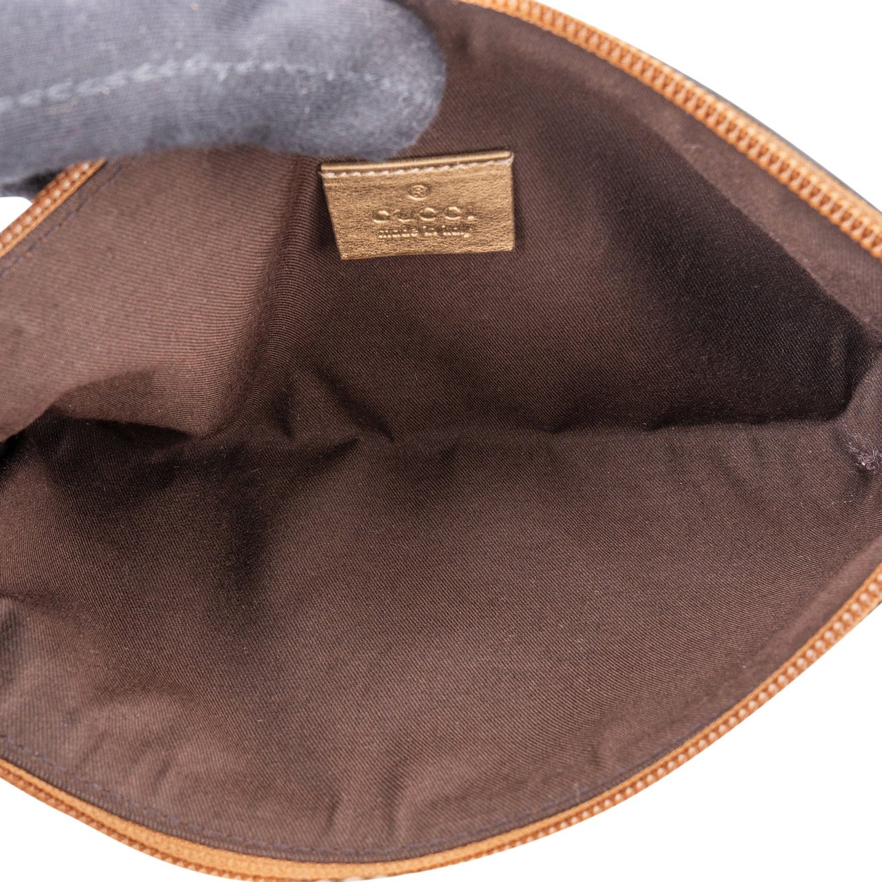 Gucci Gucci GG Monogram Mini Abbey Handbag Bruin