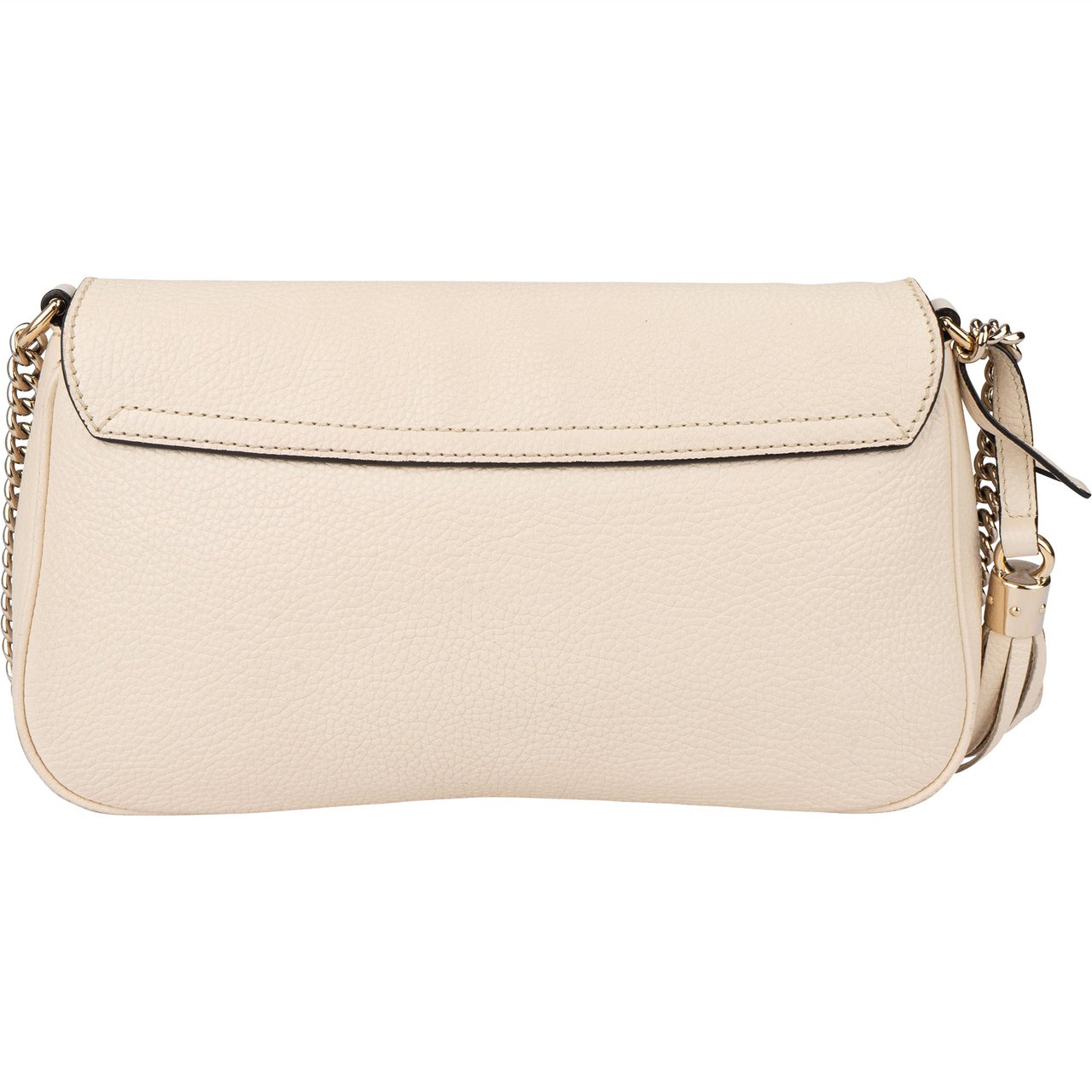 Gucci Gucci White Leather GG Soho Crossbody Bag Wit