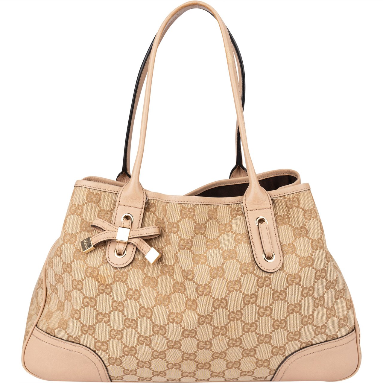 Gucci Gucci GG Monogram Princy Handbag Beige