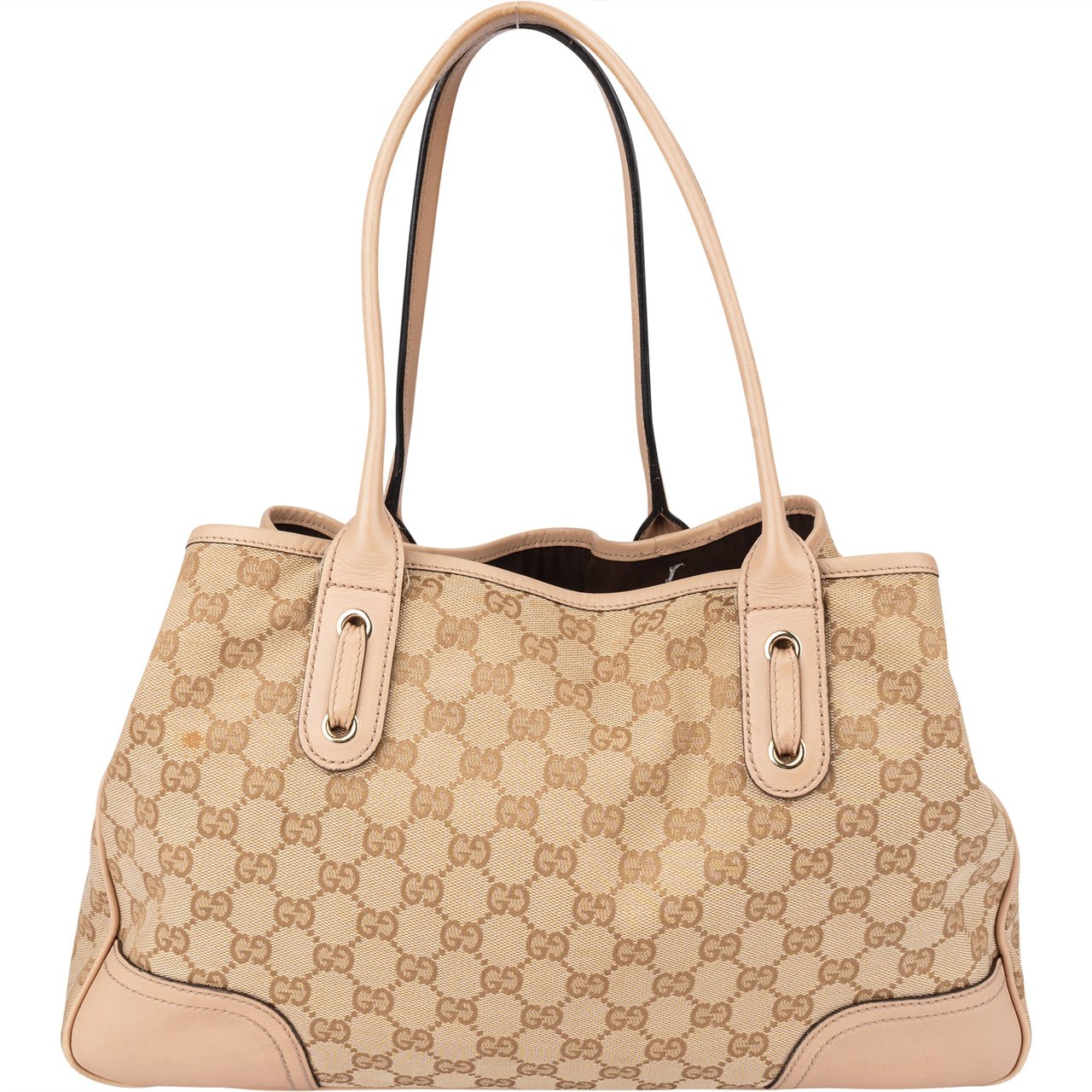 Gucci Gucci GG Monogram Princy Handbag Beige