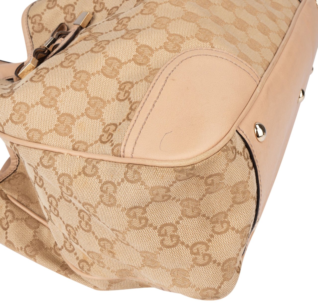 Gucci Gucci GG Monogram Princy Handbag Beige