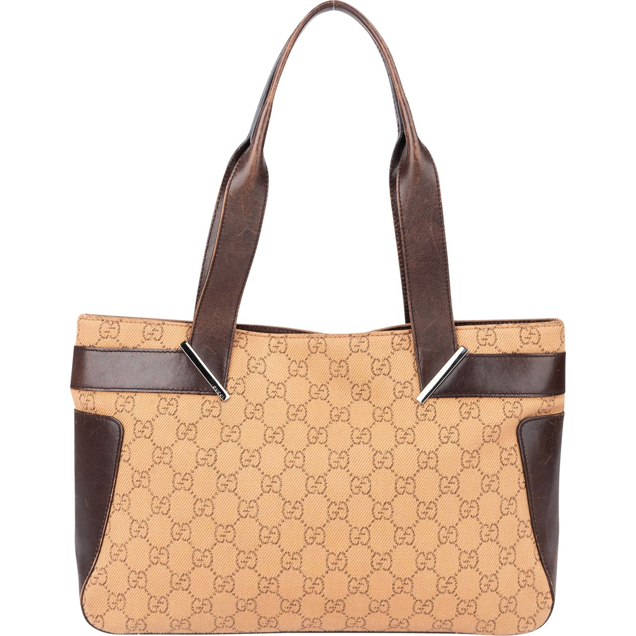 Gucci Gucci GG Monogram Handbag Bruin