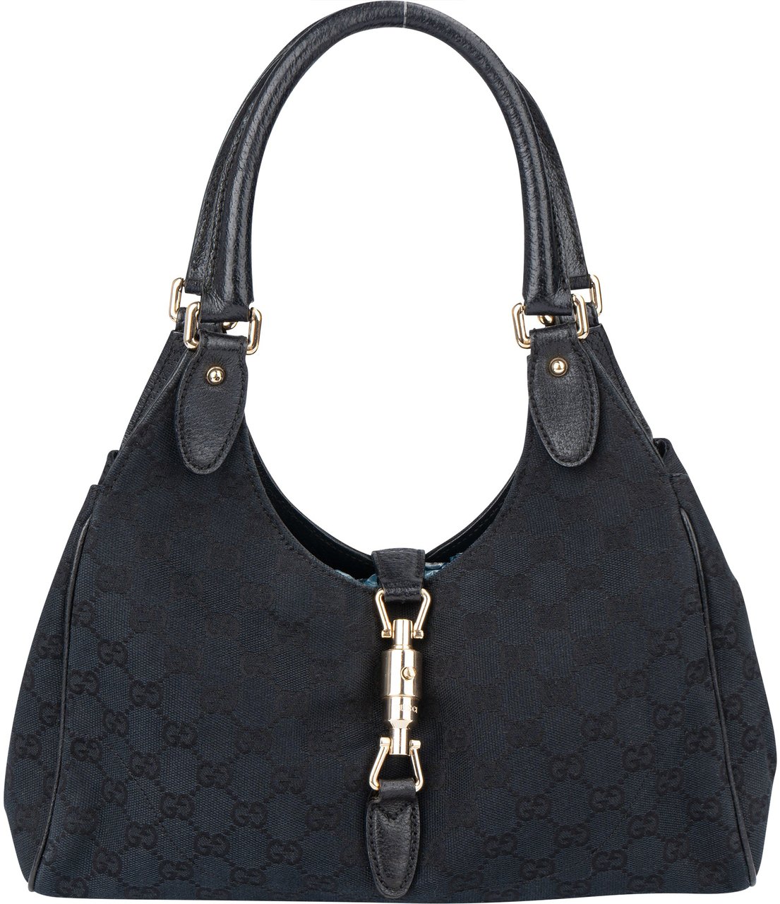 Gucci Gucci GG Monogram Jackie Handbag Zwart