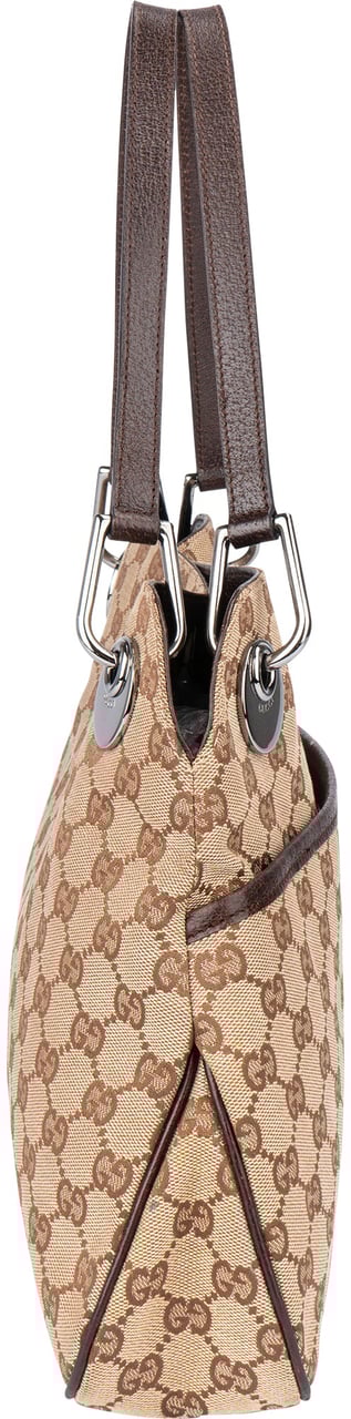 Gucci Gucci GG Monogram Eclipse Handbag Bruin