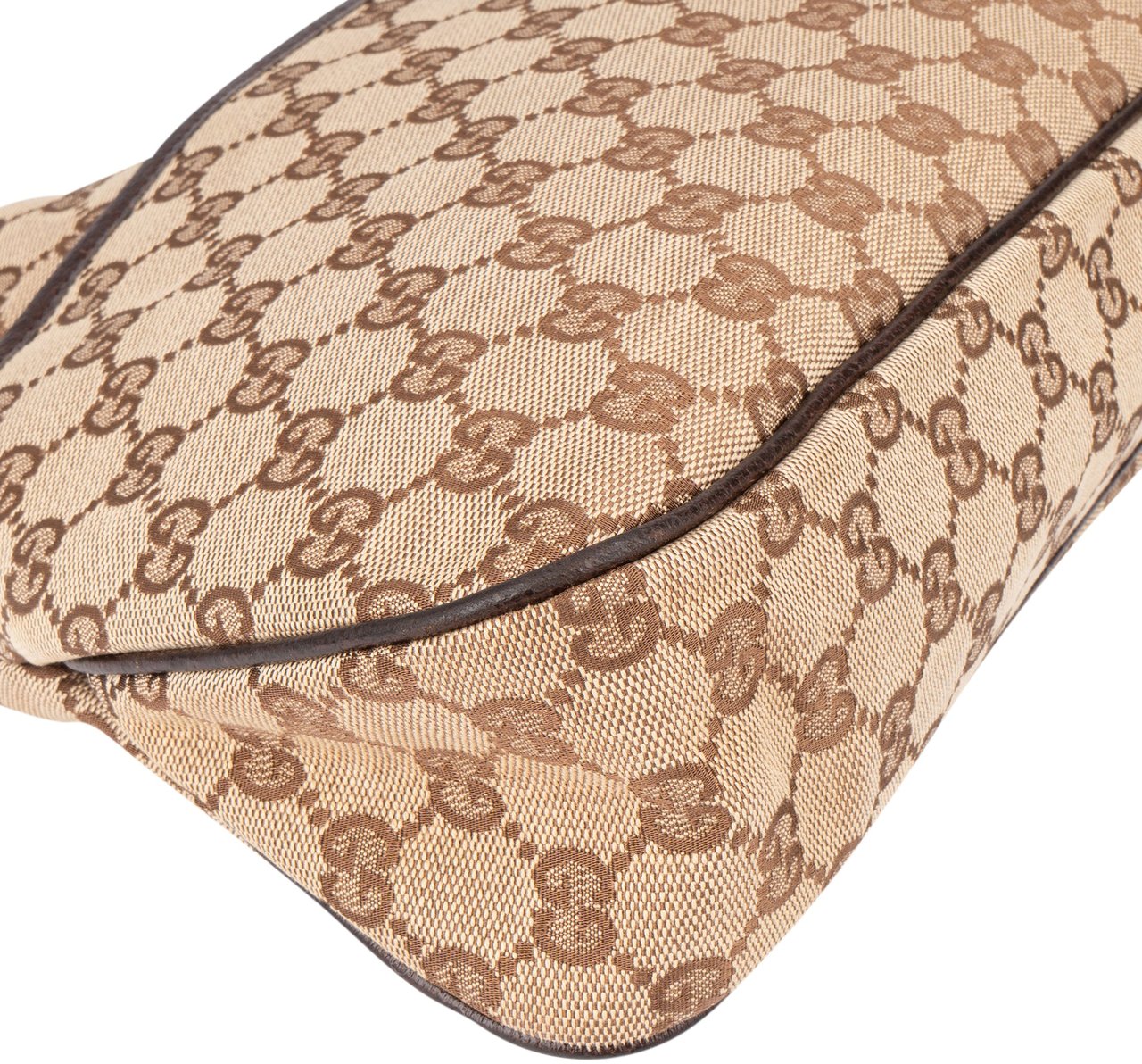 Gucci Gucci GG Monogram Eclipse Handbag Bruin