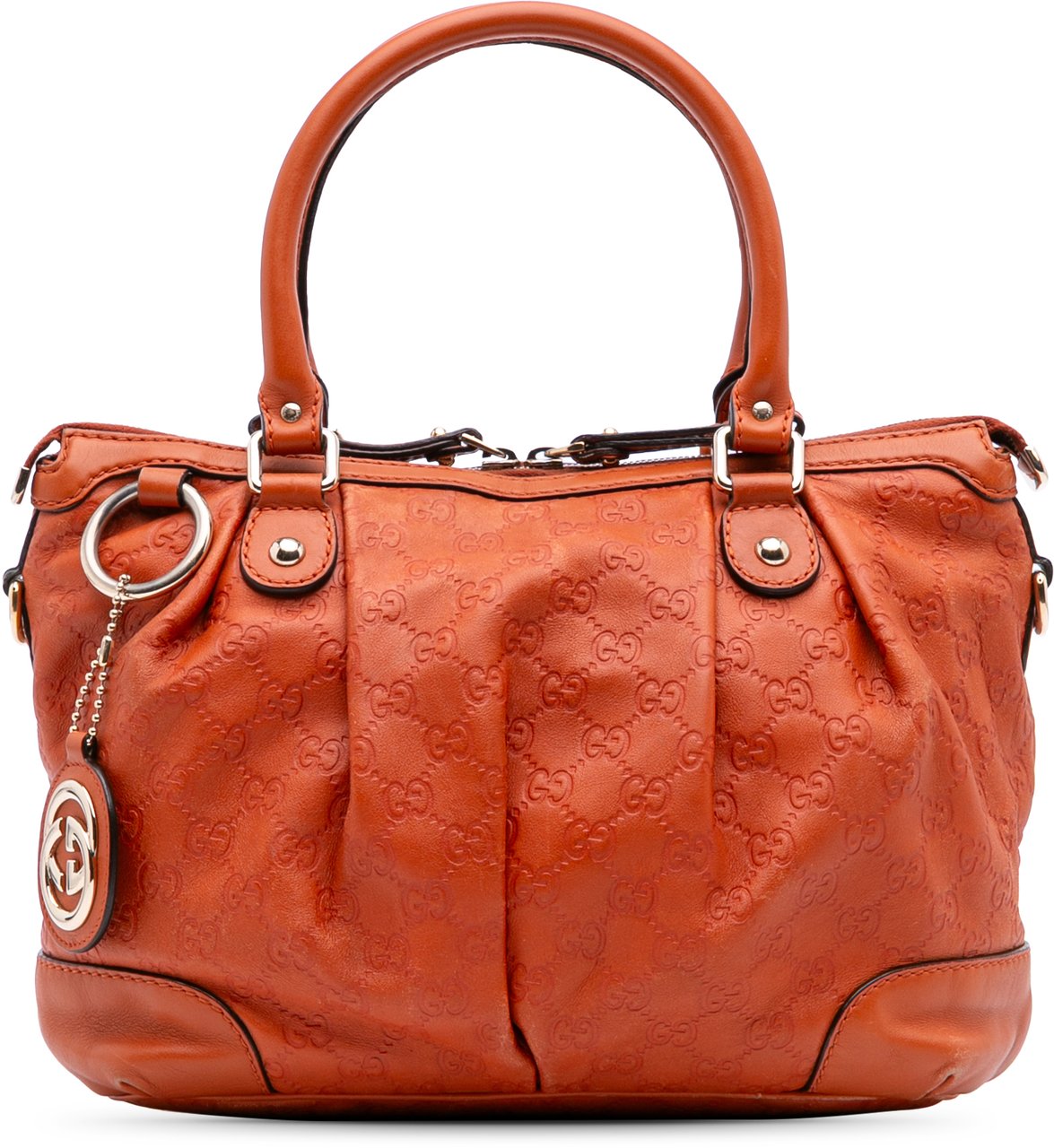 Gucci Guccissima Sukey Satchel Oranje