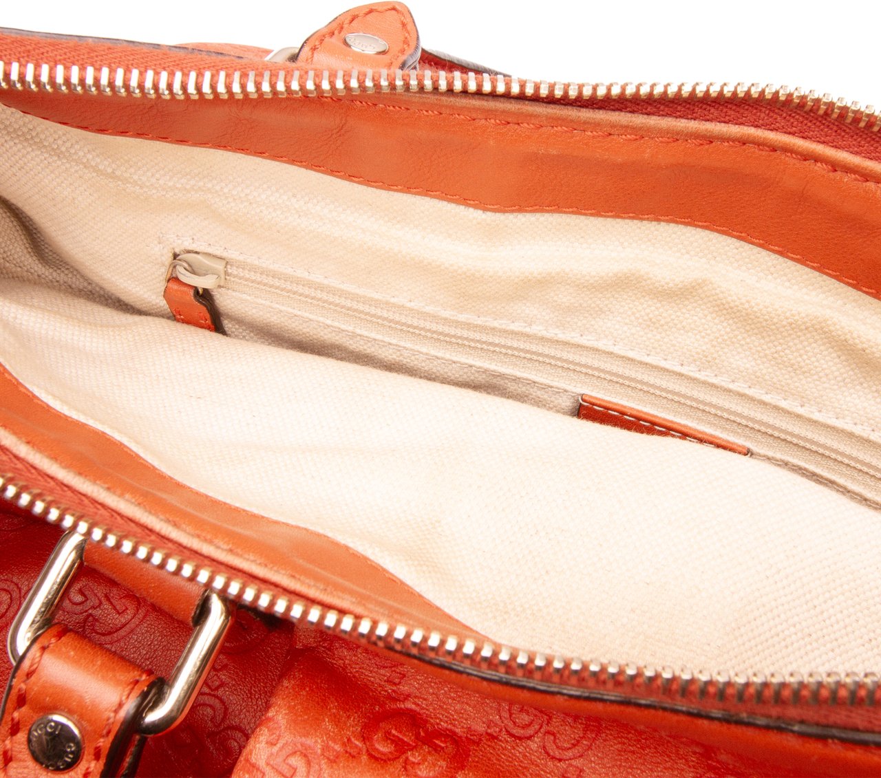 Gucci Guccissima Sukey Satchel Oranje