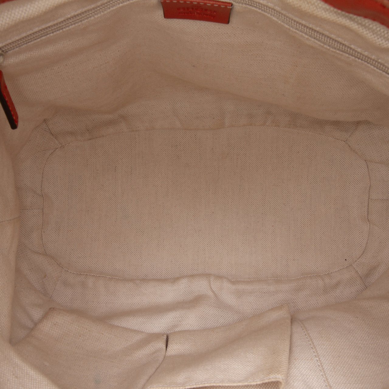 Gucci Guccissima Sukey Satchel Oranje