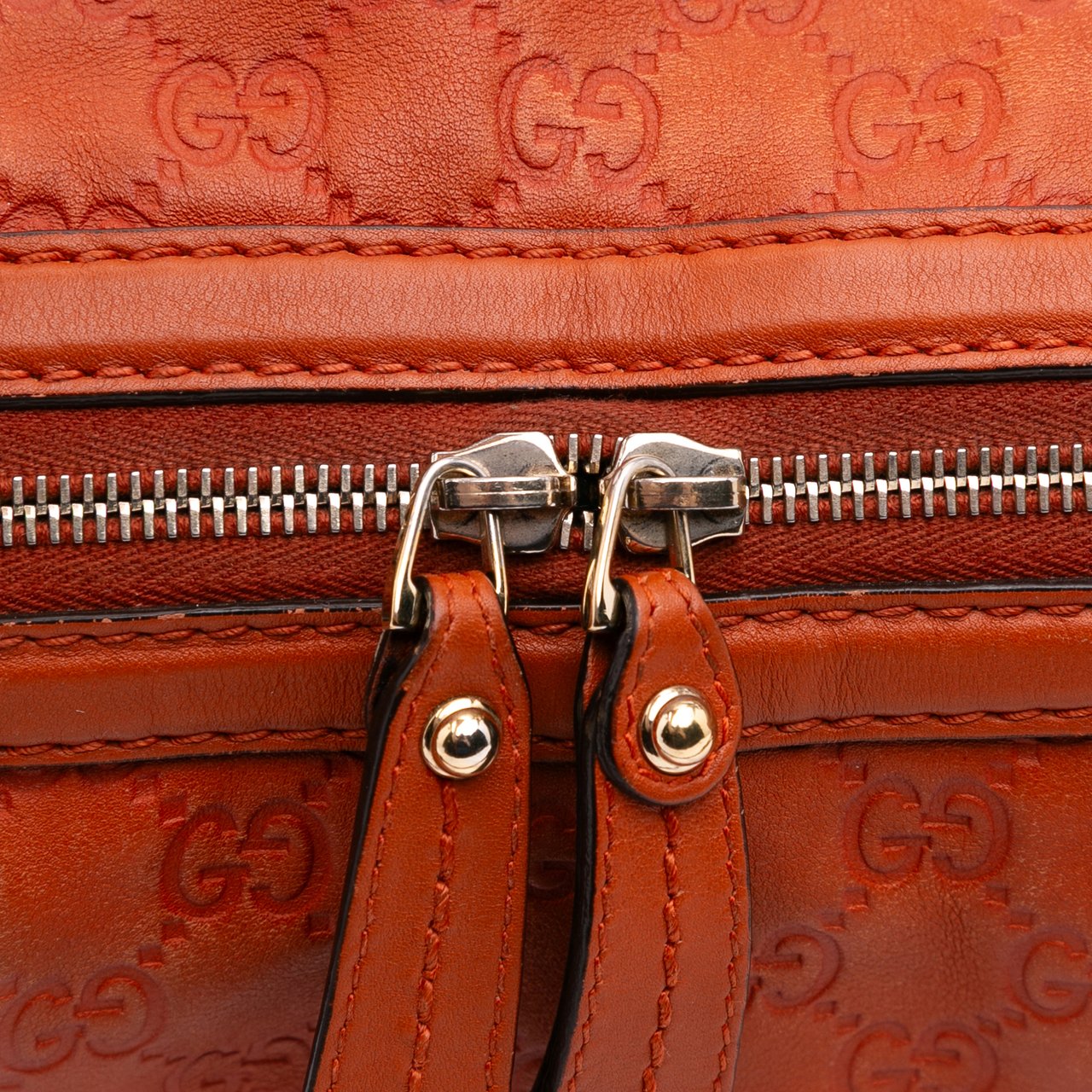 Gucci Guccissima Sukey Satchel Oranje