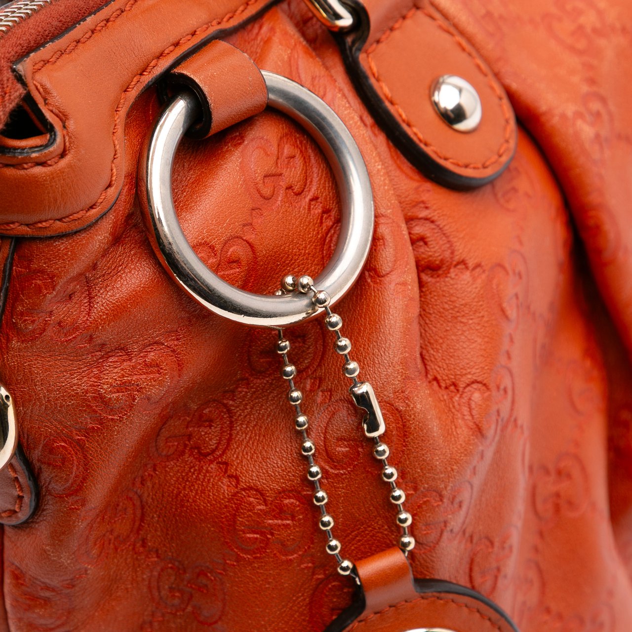 Gucci Guccissima Sukey Satchel Oranje
