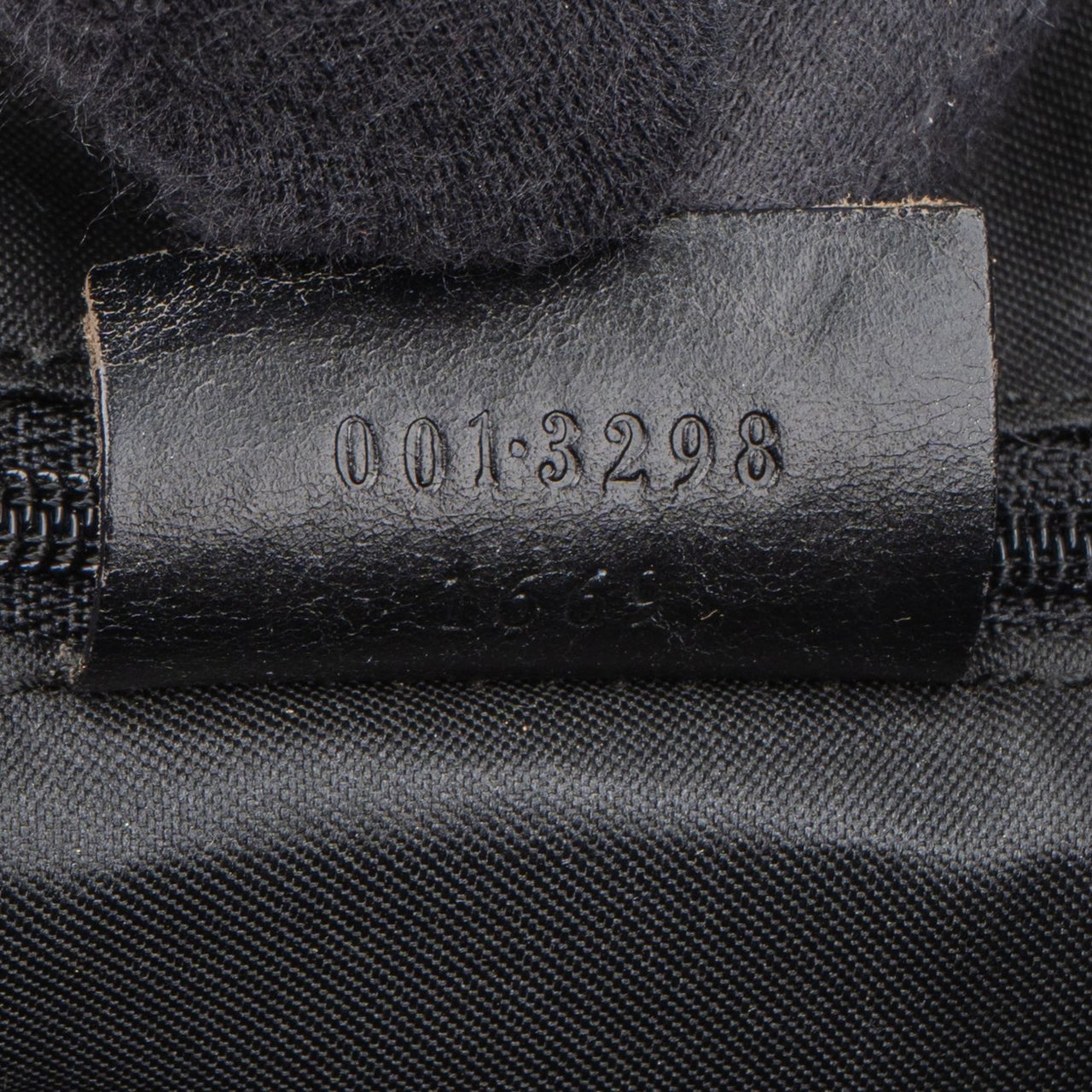 Gucci Gucci Suede GG Monogram Handbag Zwart