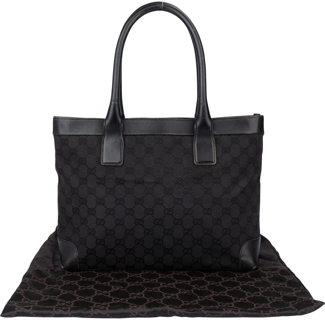 Gucci Gucci GG Monogram Handbag Zwart