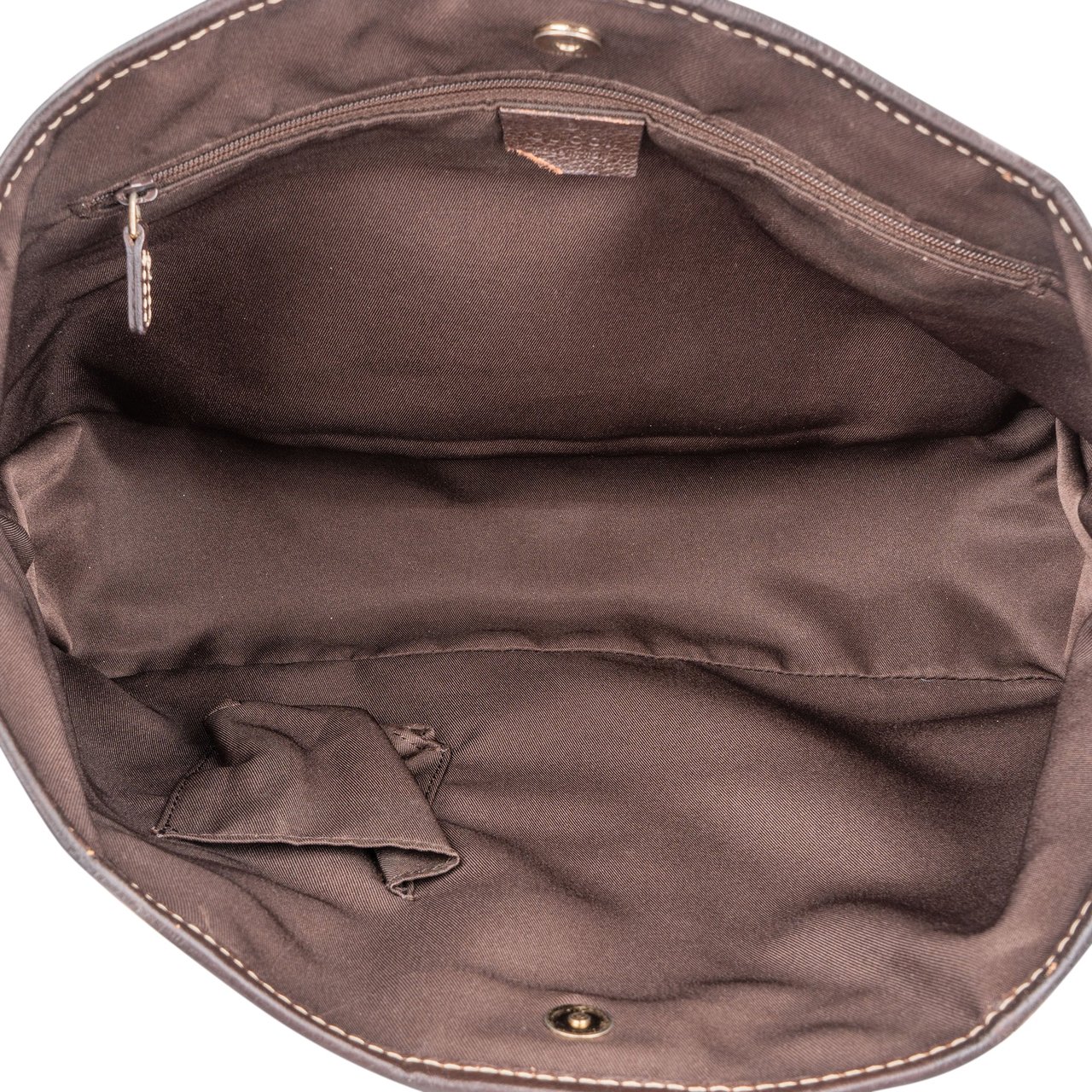 Gucci Gucci GG Monogram Sherry Line Handbag Bruin