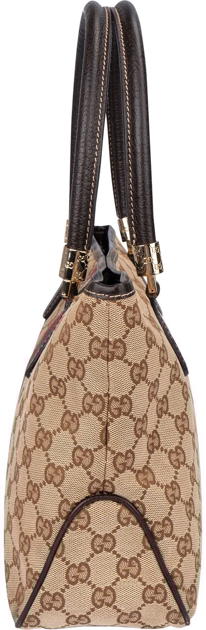 Gucci Gucci GG Monogram Sherry Line Handbag Bruin