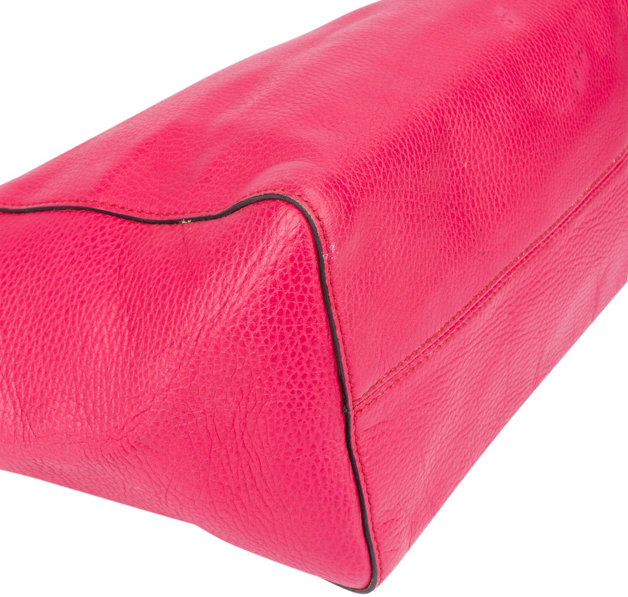 Gucci Gucci Pink Leather Swing Handbag Roze