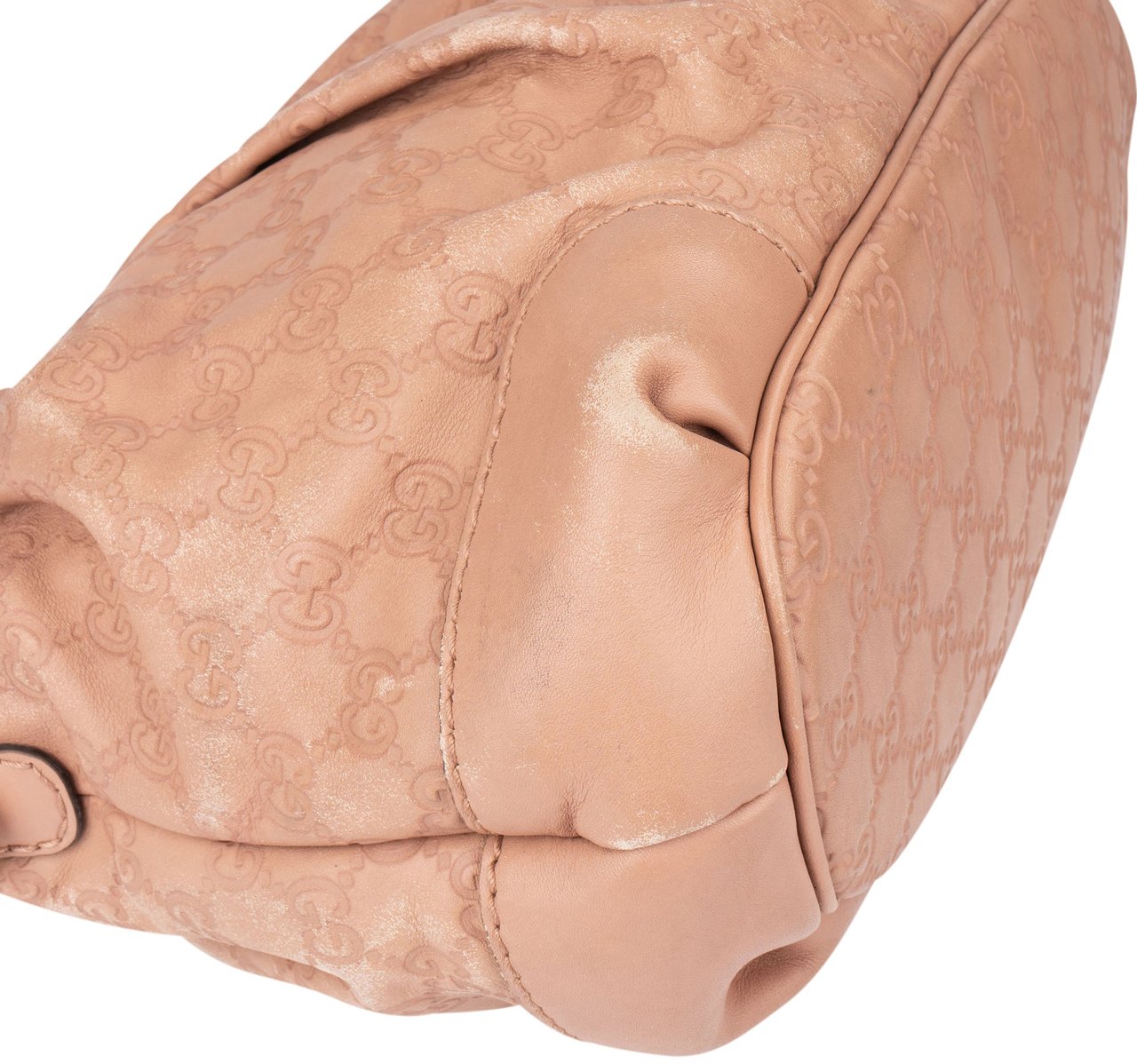 Gucci Leather GG Monogram Sukey Handbag Roze