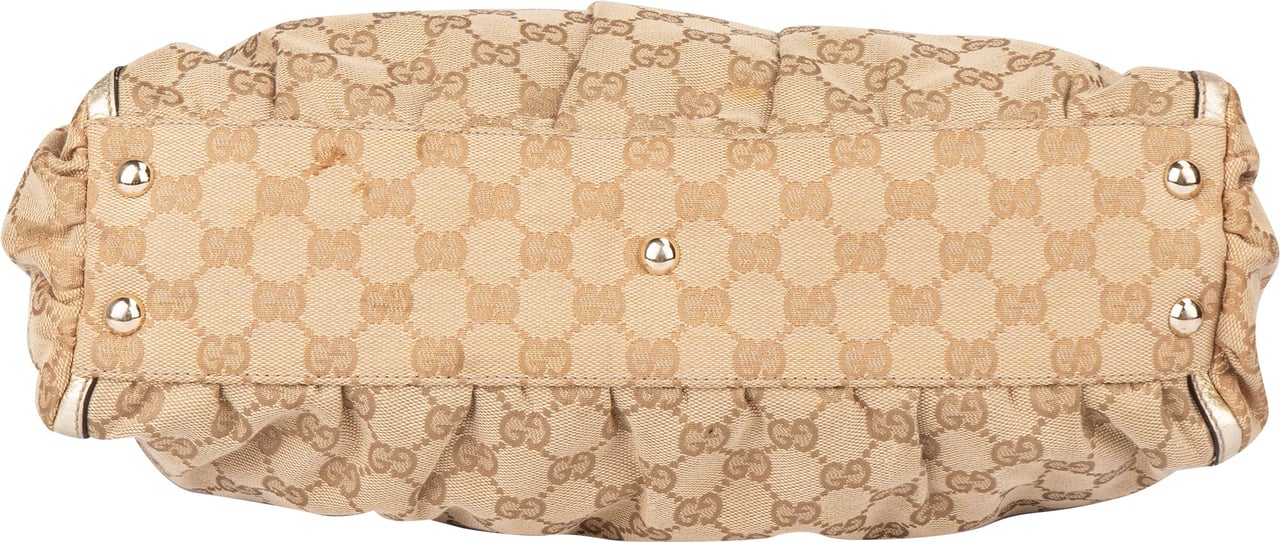 Gucci Gucci GG Monogram Abbey Handbag Bruin