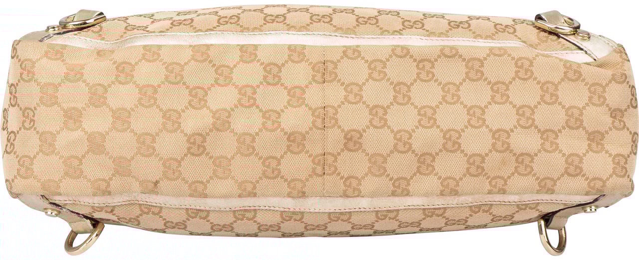 Gucci Gucci GG Monogram Abbey Handbag Bruin