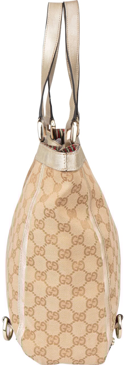 Gucci Gucci GG Monogram Abbey Handbag Bruin
