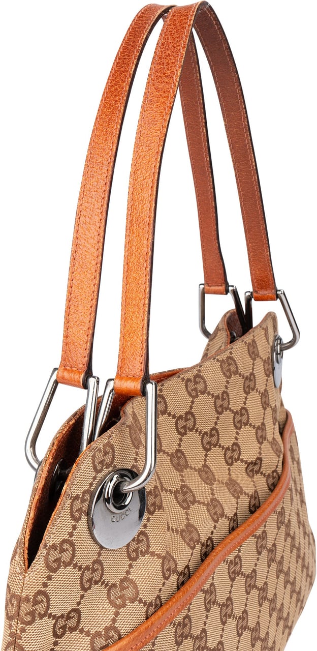 Gucci Gucci GG Monogram Eclipse Handbag Bruin