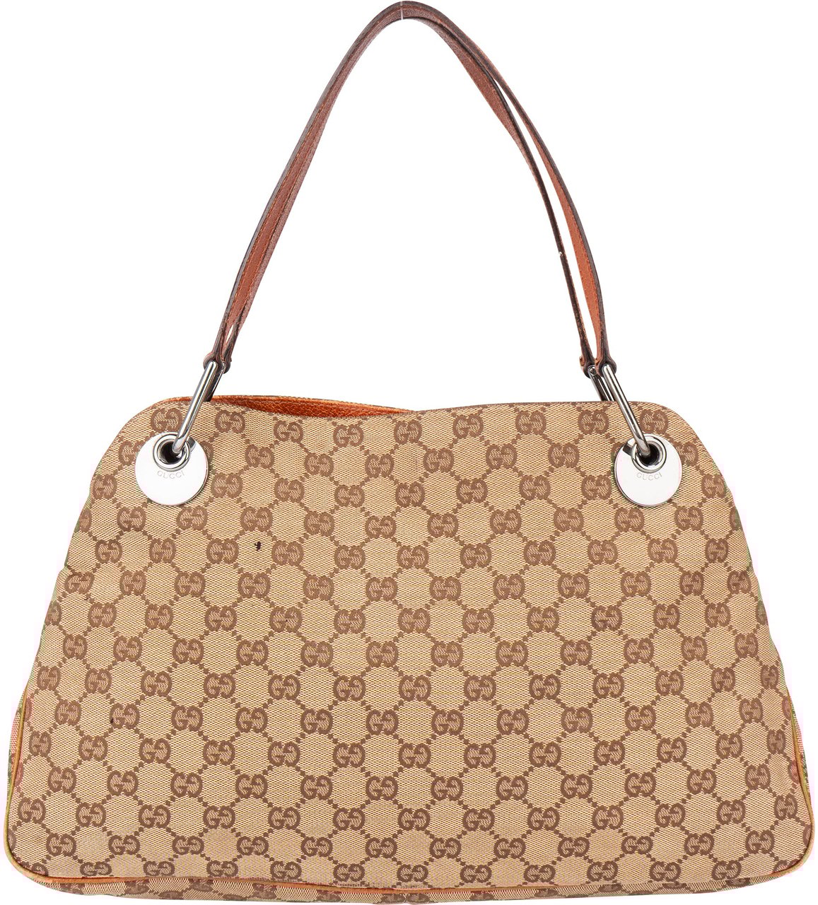 Gucci Gucci GG Monogram Eclipse Handbag Bruin