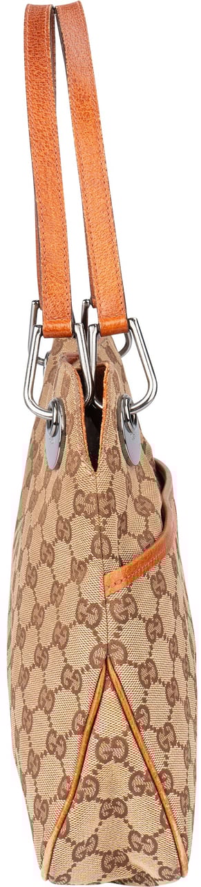 Gucci Gucci GG Monogram Eclipse Handbag Bruin
