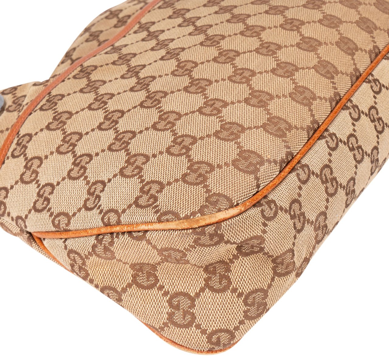 Gucci Gucci GG Monogram Eclipse Handbag Bruin