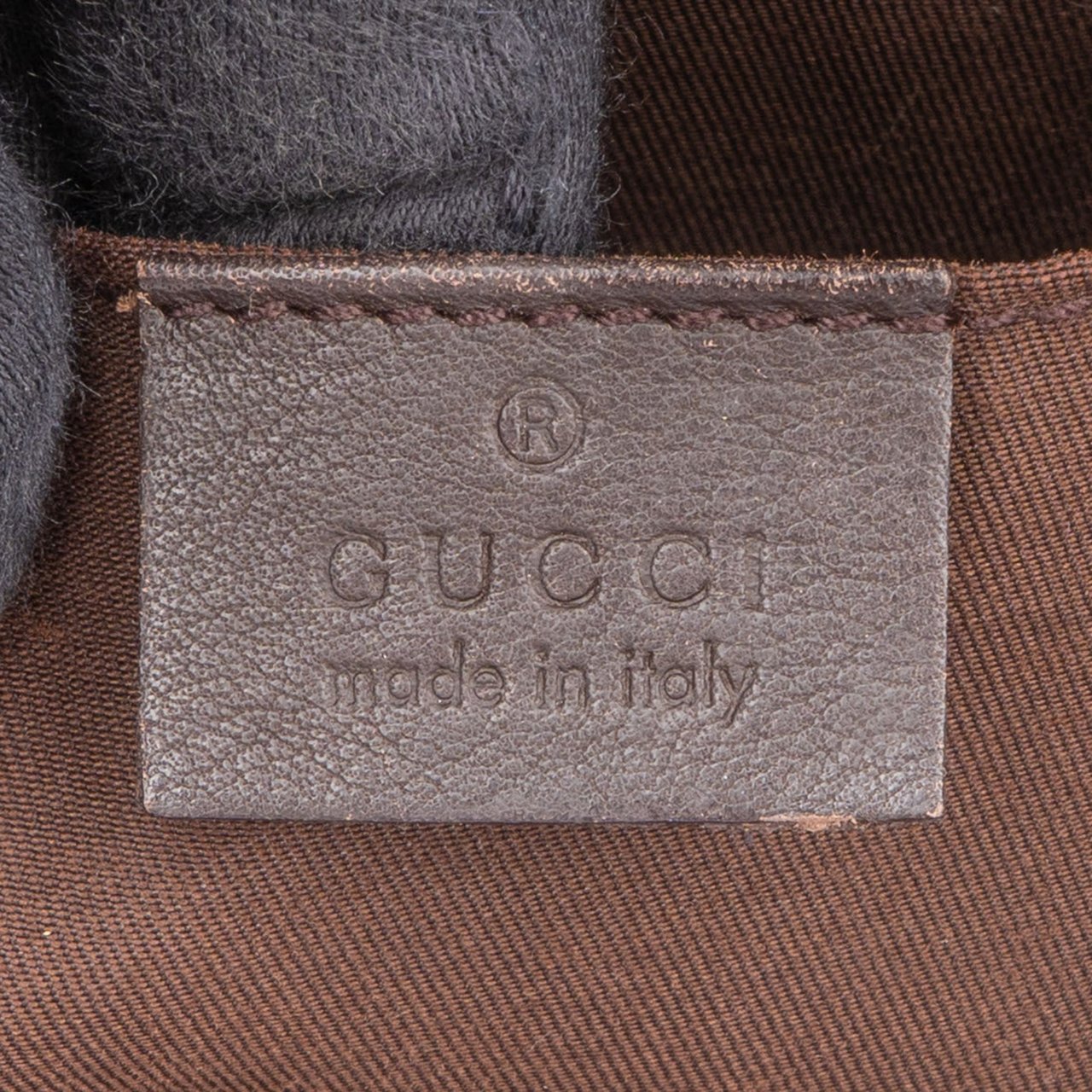 Gucci Gucci GG Monogram Flower Handbag Bruin