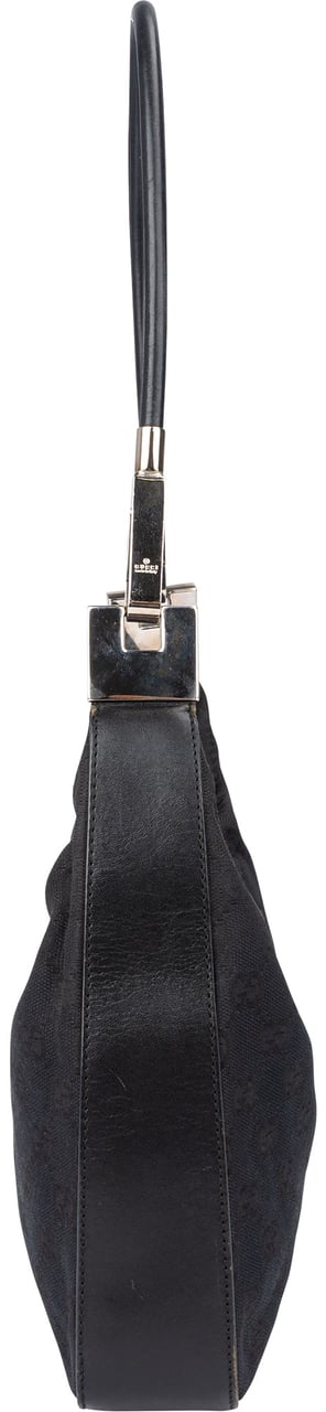 Gucci Gucci GG Monogram Shoulder Bag Zwart