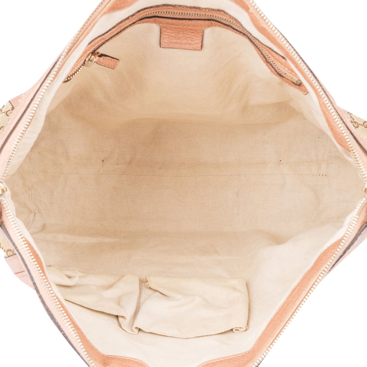 Gucci Gucci GG Monogram Bamboo Handbag Bruin