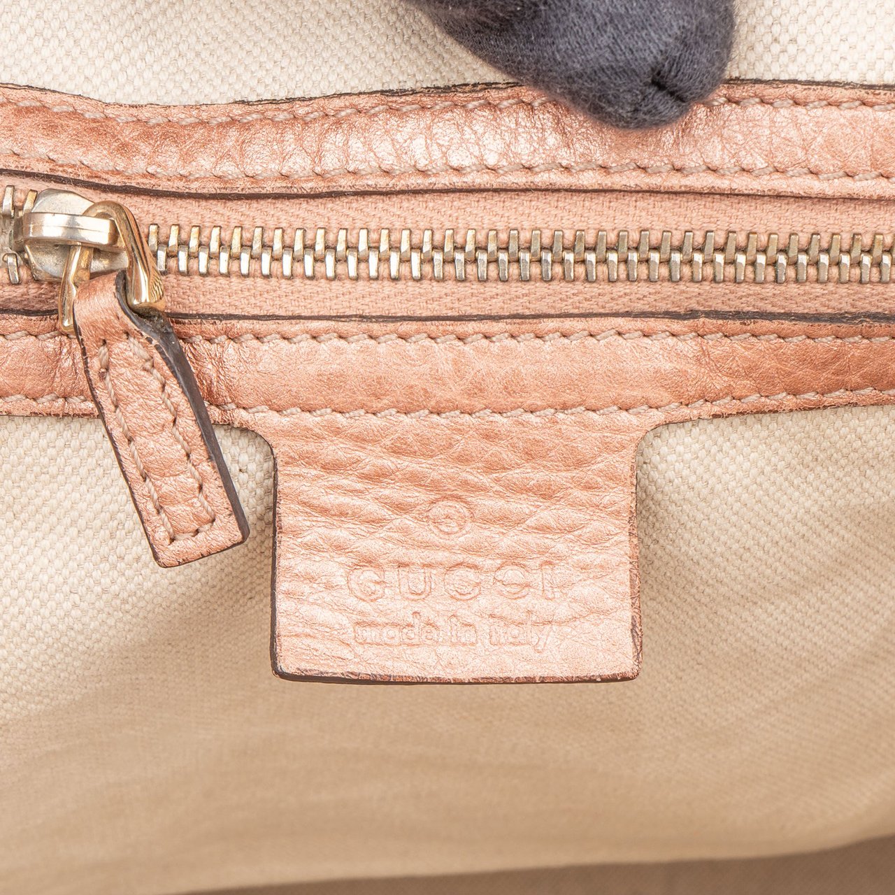 Gucci Gucci GG Monogram Bamboo Handbag Bruin