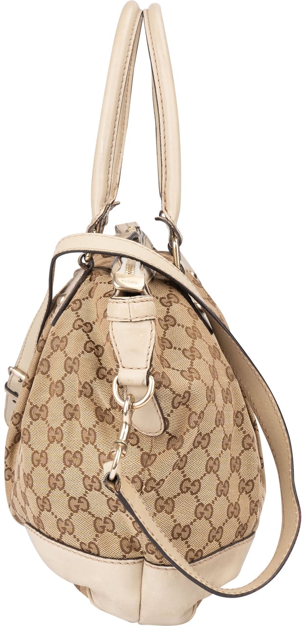 Gucci Gucci GG Monogram Sukey Handbag Bruin
