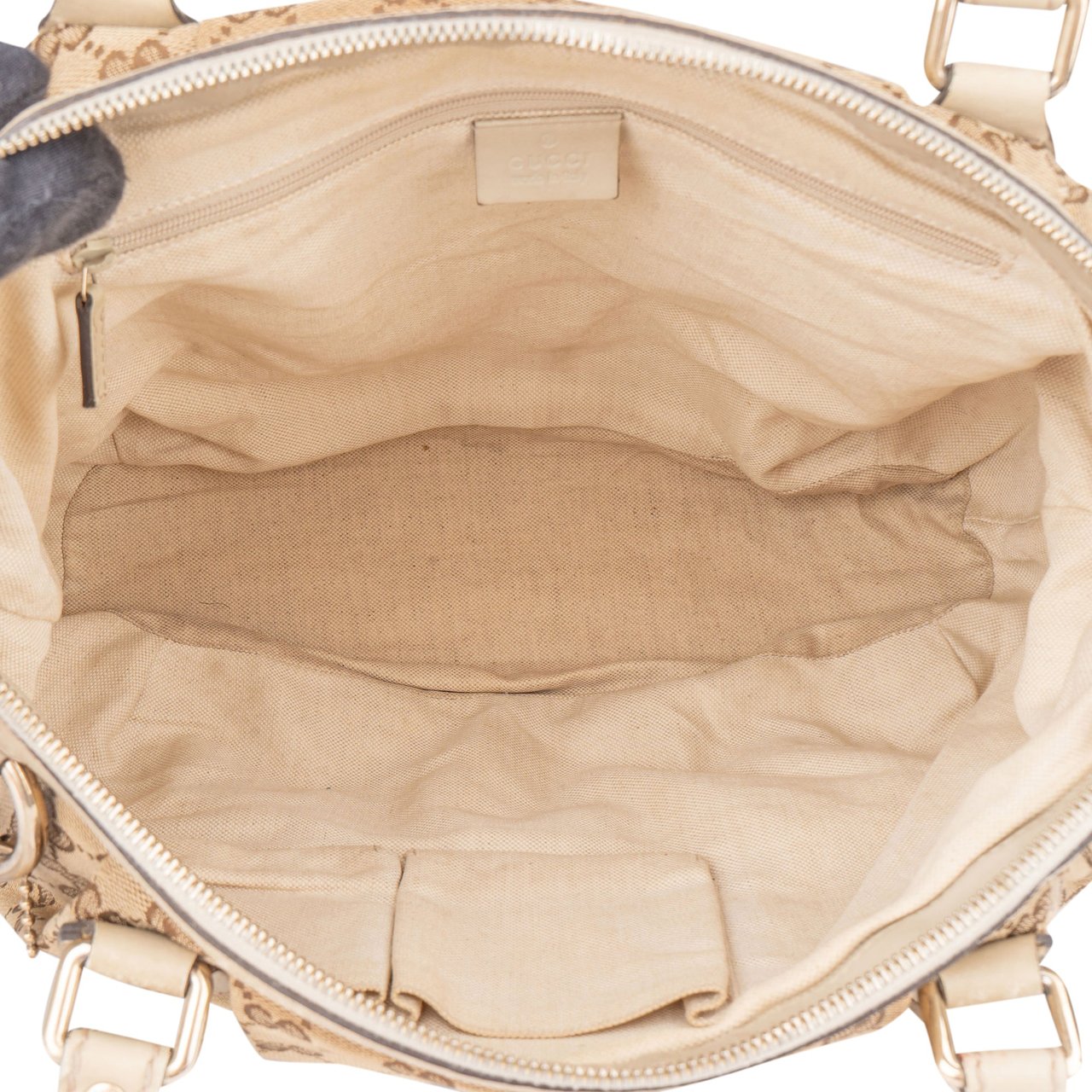 Gucci Gucci GG Monogram Sukey Handbag Bruin