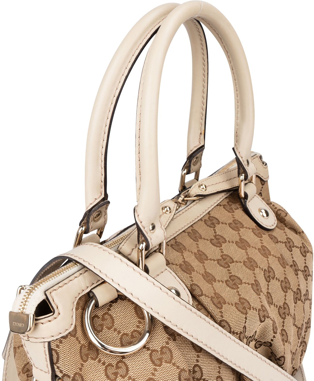 Gucci Gucci GG Monogram Sukey Handbag Bruin